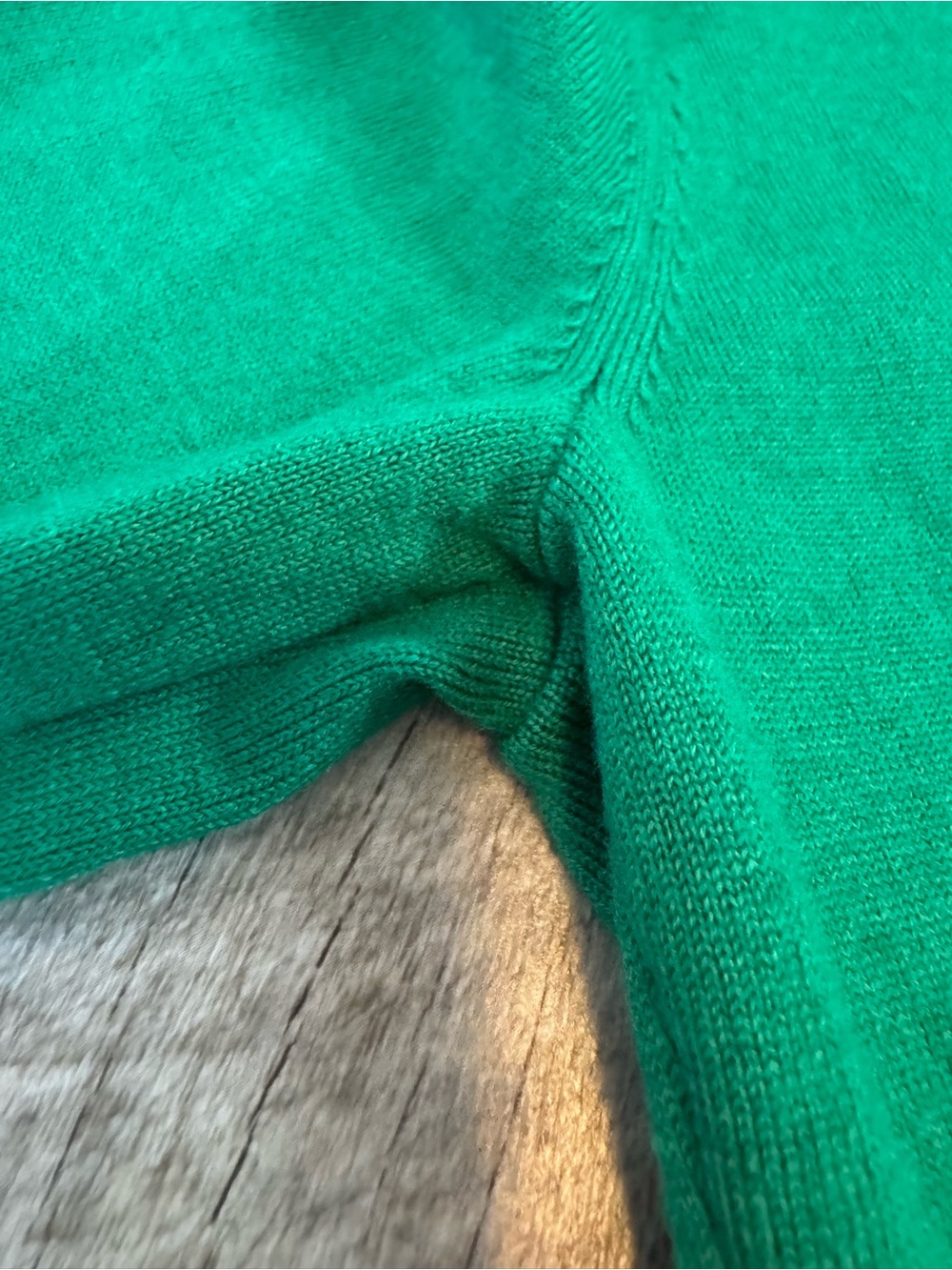 Banana Republic Brilliant Green Button-Front Crewneck Cardigan, wool blend - Picture 10 of 13